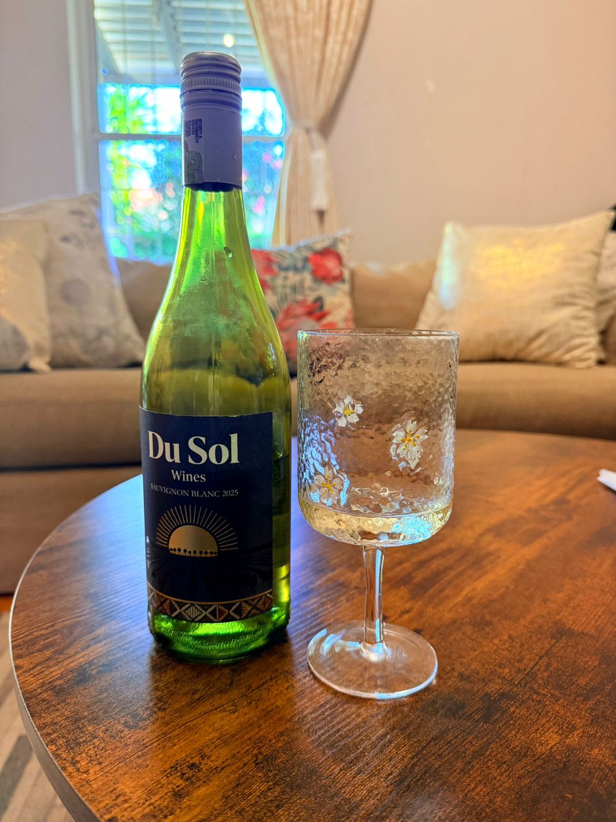 Sauvignon Blanc and a single glass