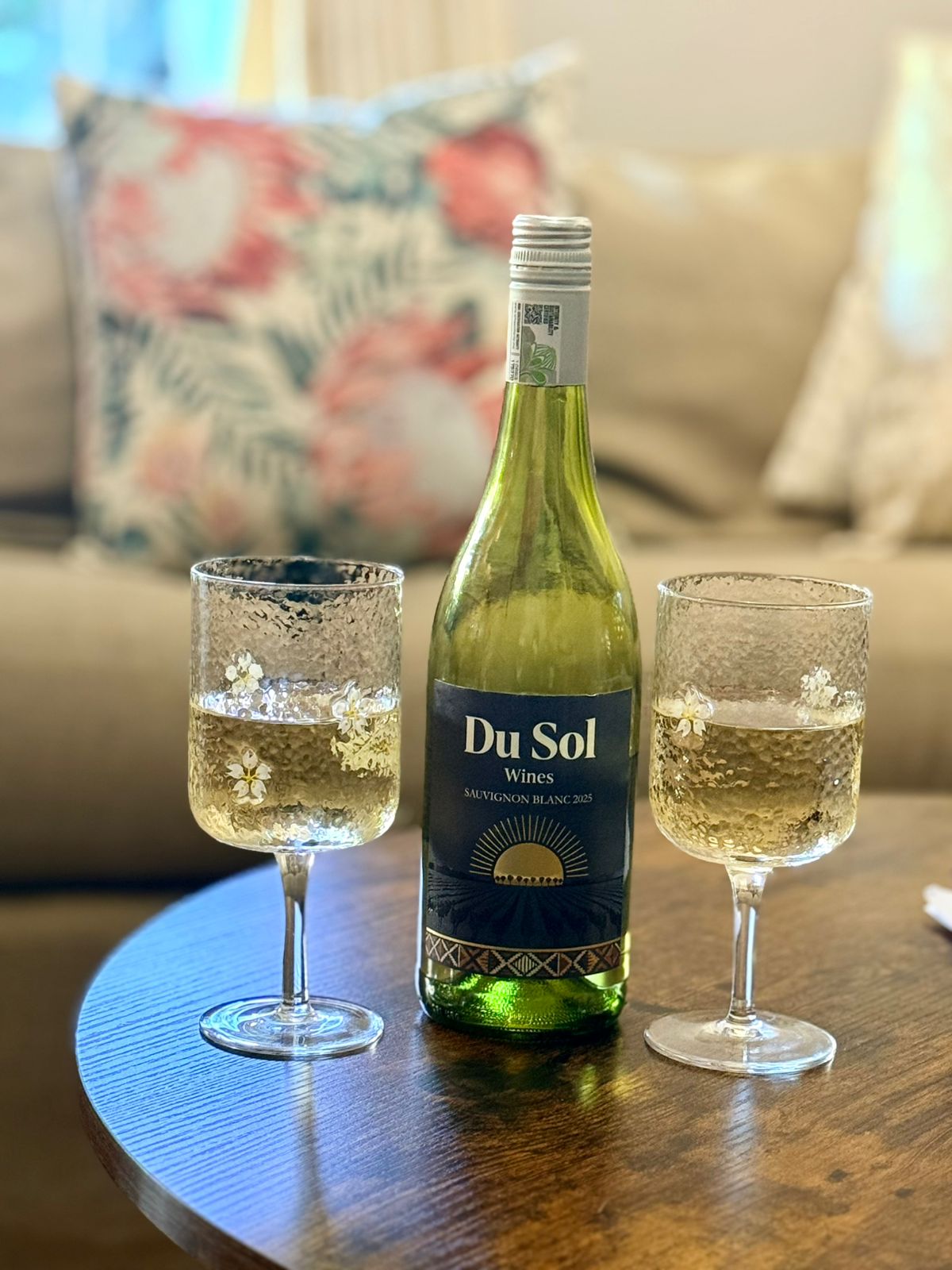 Sauvignon Blanc, poured